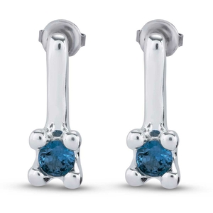 Серьги PEN0952 "Divine" Серебр. син.